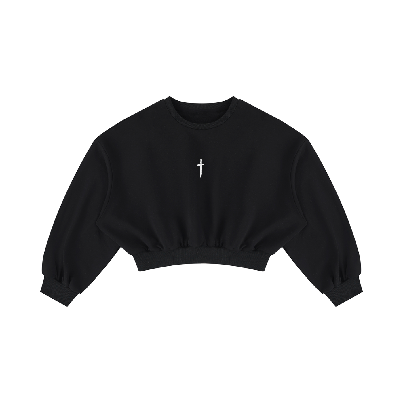 Boxy Cropped Crewneck